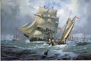 unknow artist Seascape, boats, ships and warships. 84 china oil painting reproduction